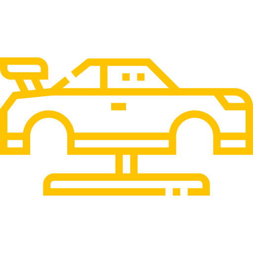 Icono de chapa y pintura para vehículos