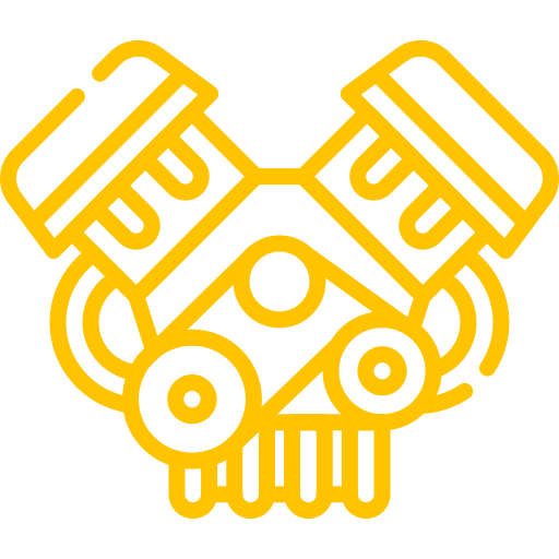 Icono de motor de un vehículo